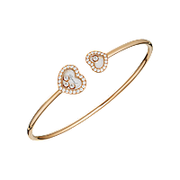 Chopard - ダイヤモンド ブレスレット ハッピーダイヤモンド アイコン @85A614-5200    3/4ビュー