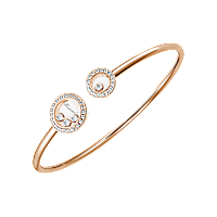 Chopard - Bracciale Happy Diamonds Icons @85A618-5200    Vista 3/4