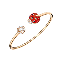 Chopard - ダイヤモンド ブレスレット ハッピーダイヤモンド レディバード @85A686-5200    3/4ビュー