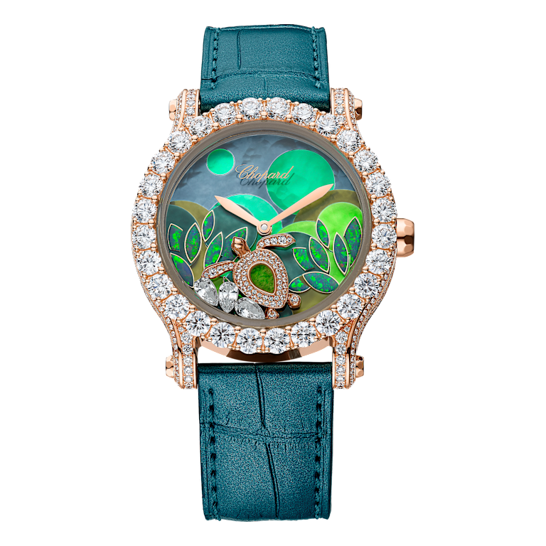 Chopard Happy Sport Women Diamond Watch Front view