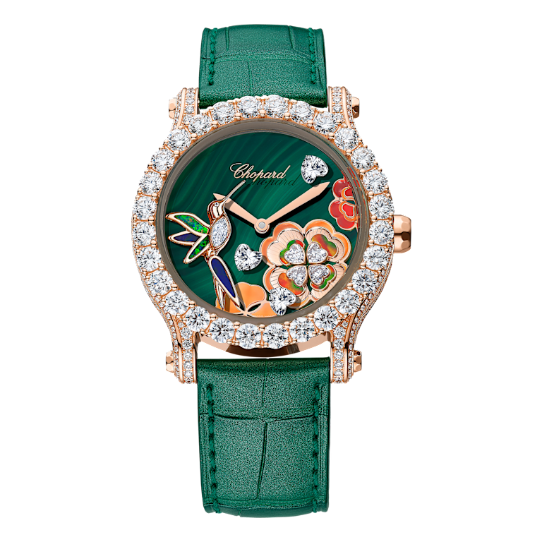 Chopard Happy Sport Women Diamond Watch Front view
