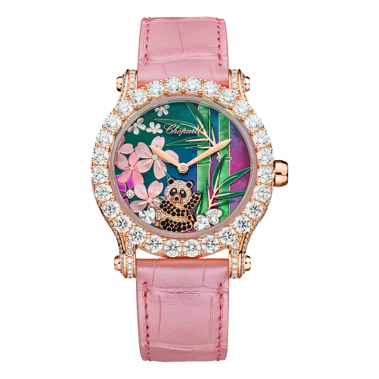 Chopard Happy Sport Women Diamond Watch Front view