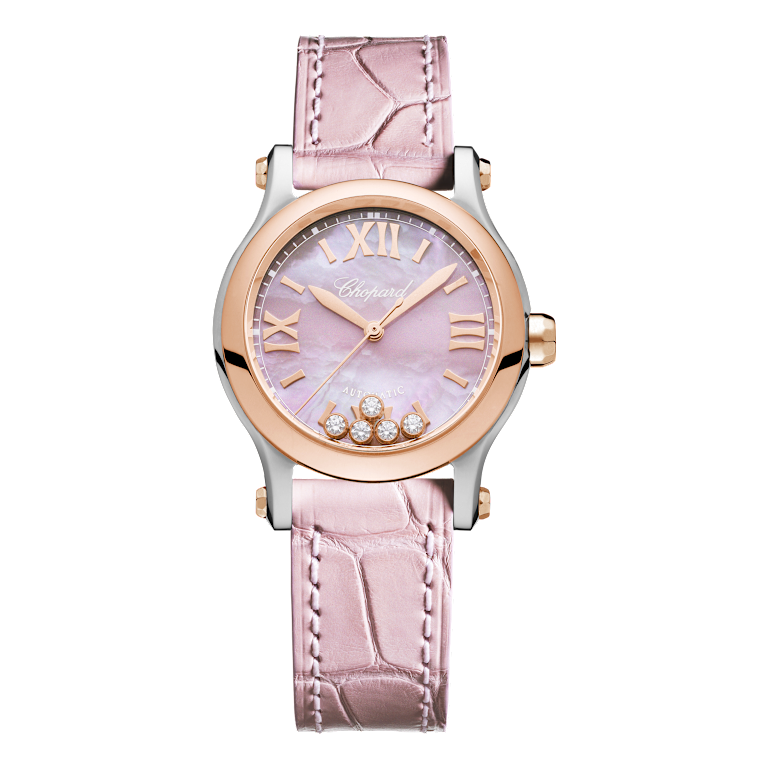 Chopard Happy Sport Women Diamond Watch Front view