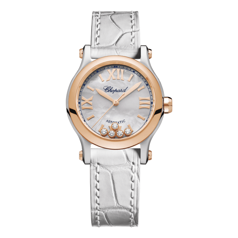 Chopard Happy Sport Women Diamond Watch Front view