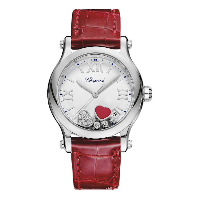 Chopard هابي سبورت للنساء - ساعة ألماس عرض أمامي