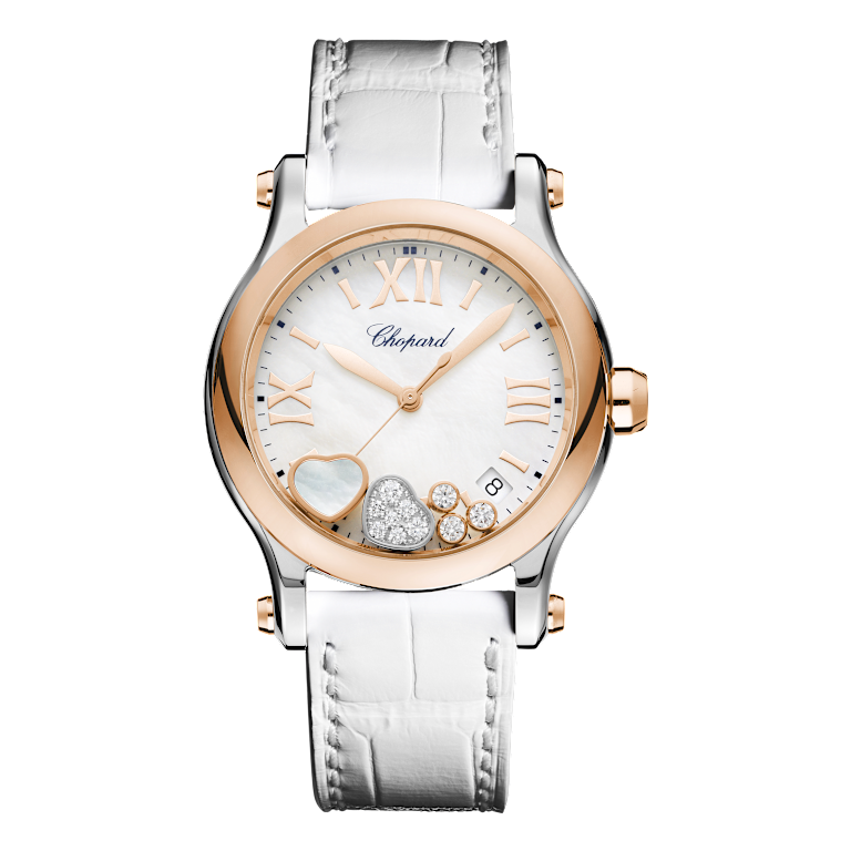 Chopard هابي سبورت للنساء - ساعة ألماس عرض أمامي