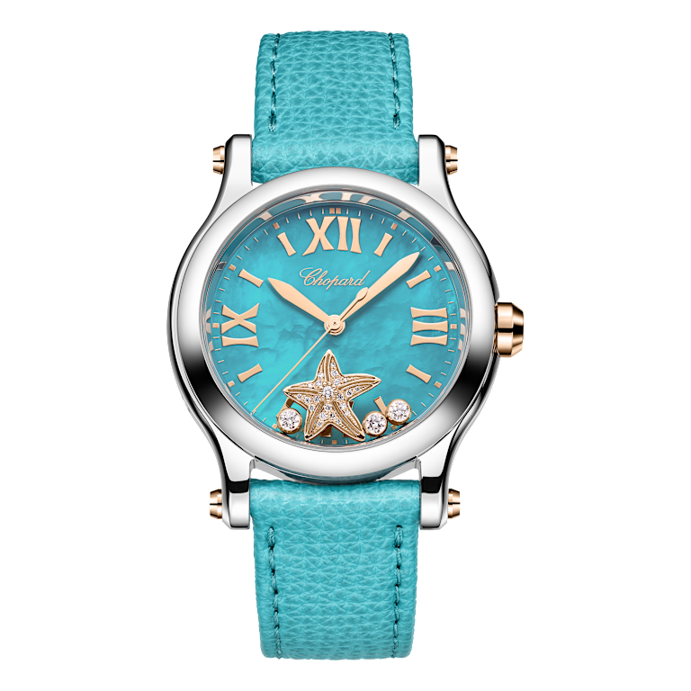 Chopard Happy Sport Women Diamond Watch Front view