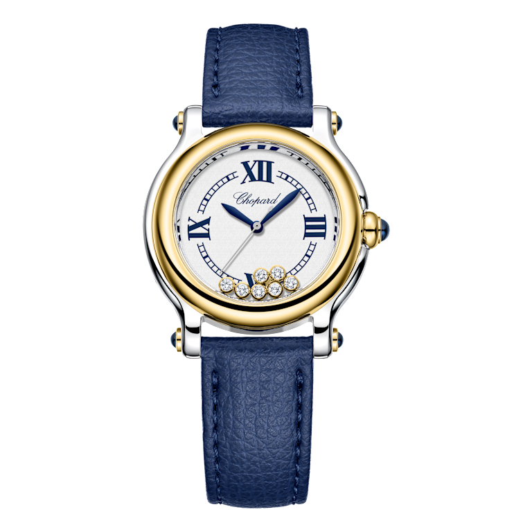 Chopard Happy Sport Unisex - Reloj de diamantes Vista frontal
