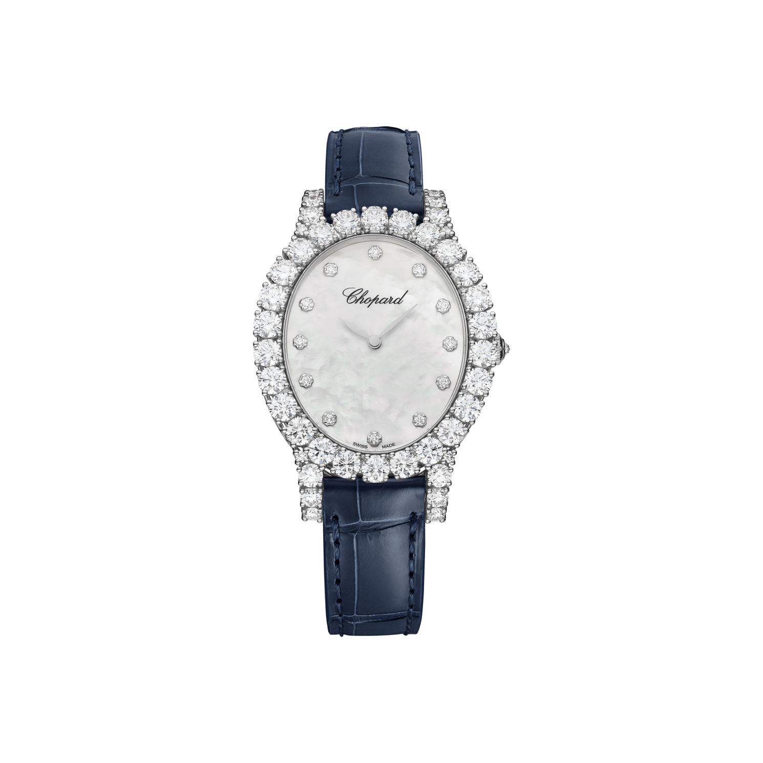 Luxury Women diamond watch L\'Heure du Diamant Oval | Chopard® 139383-1223