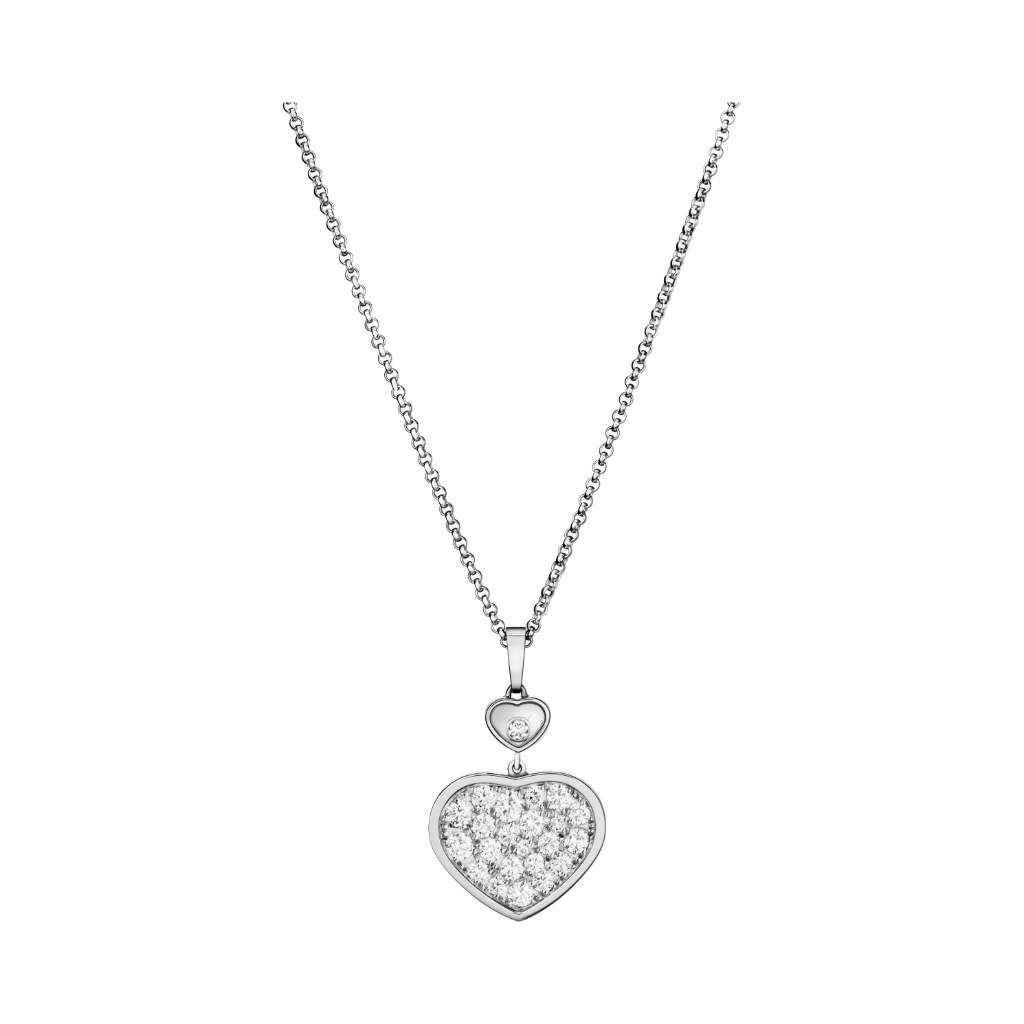 Luxury Diamond Pendant Happy Hearts | Chopard® 797482-1009