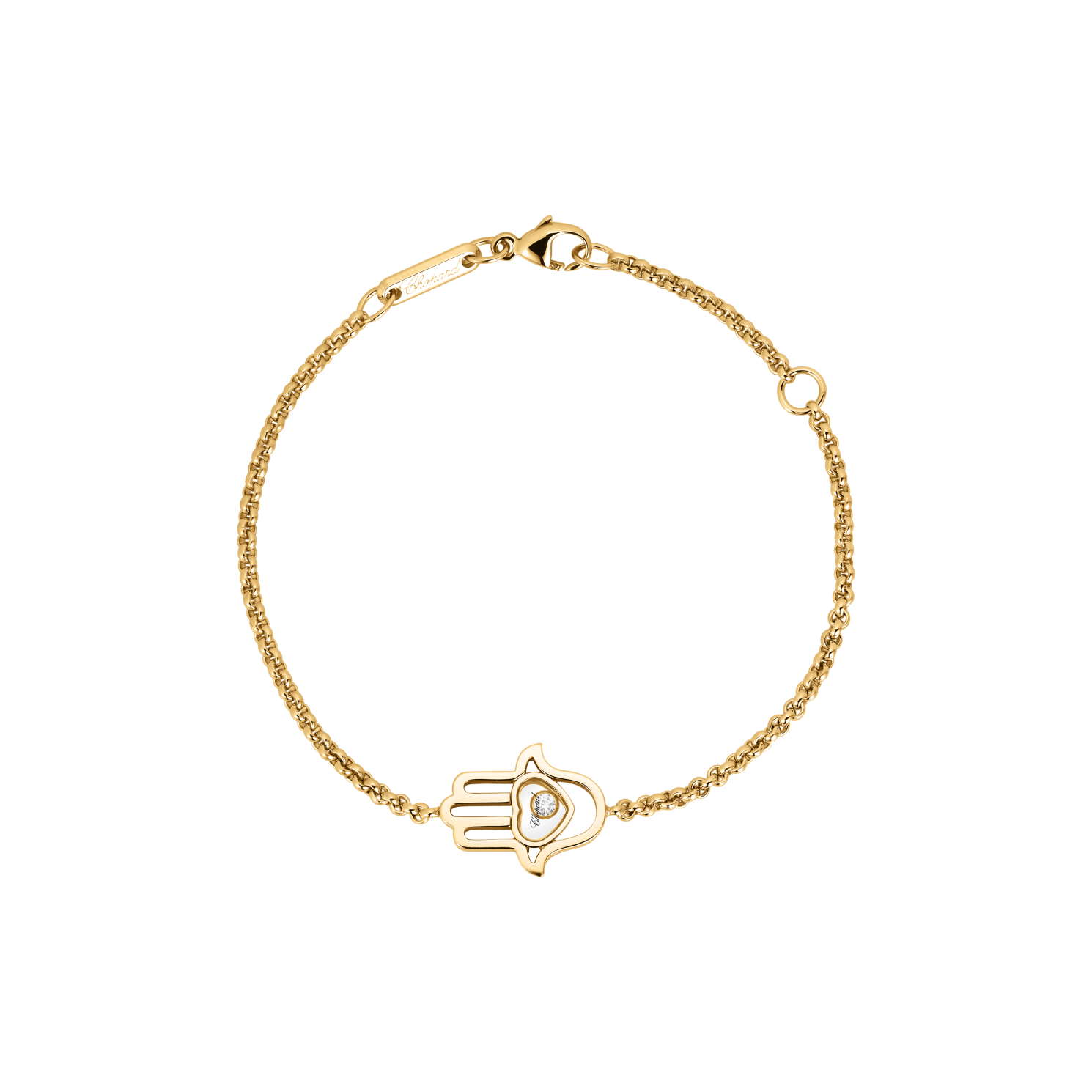 Chopard 18kt white gold Happy Diamonds Icons bracelet