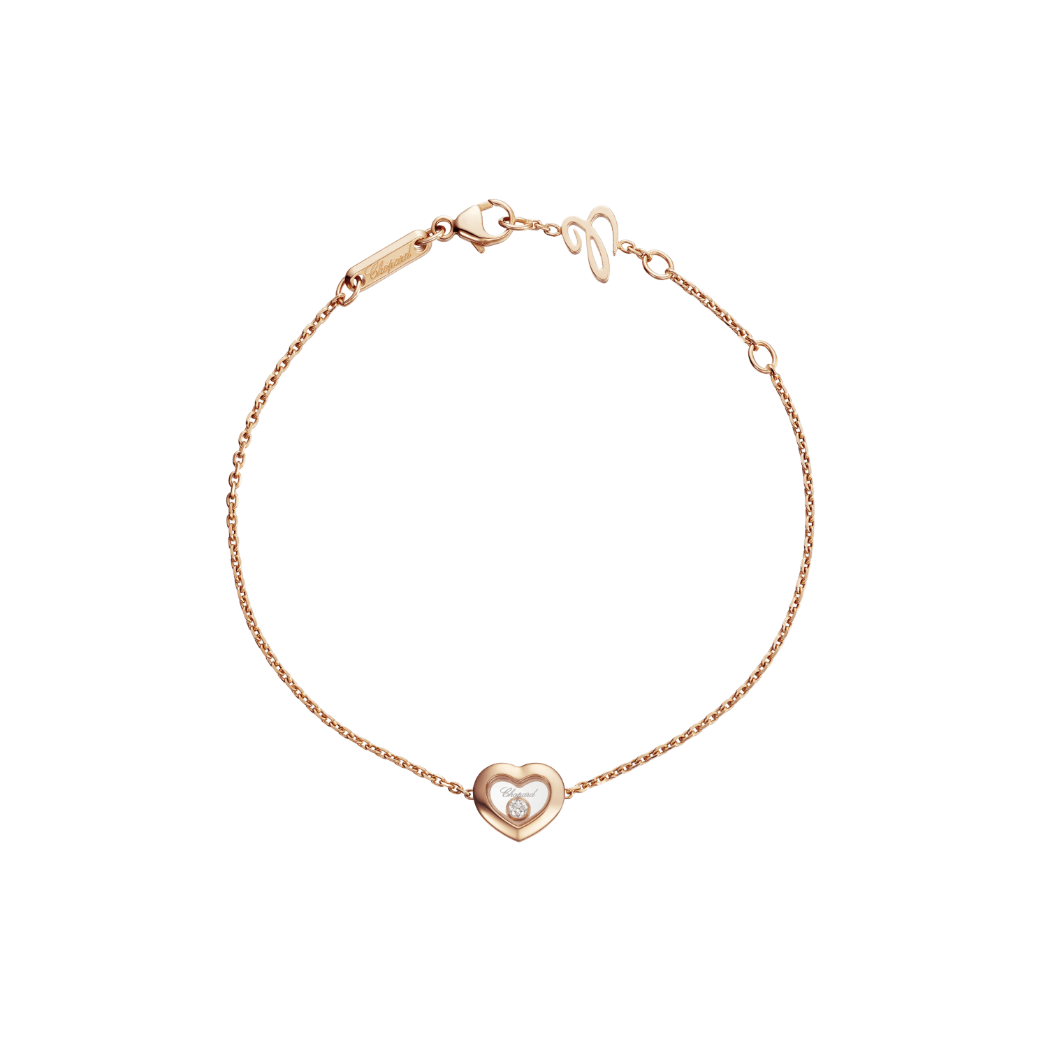 Chopard 18kt white gold Happy Diamonds Icons bracelet