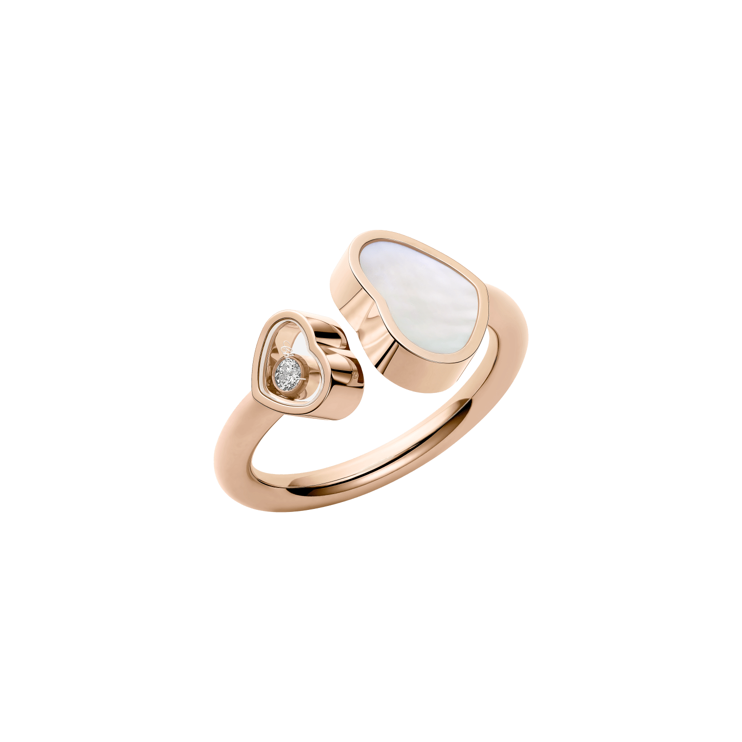 Luxury Diamond Ring Happy Hearts | Chopard® @829482-5300