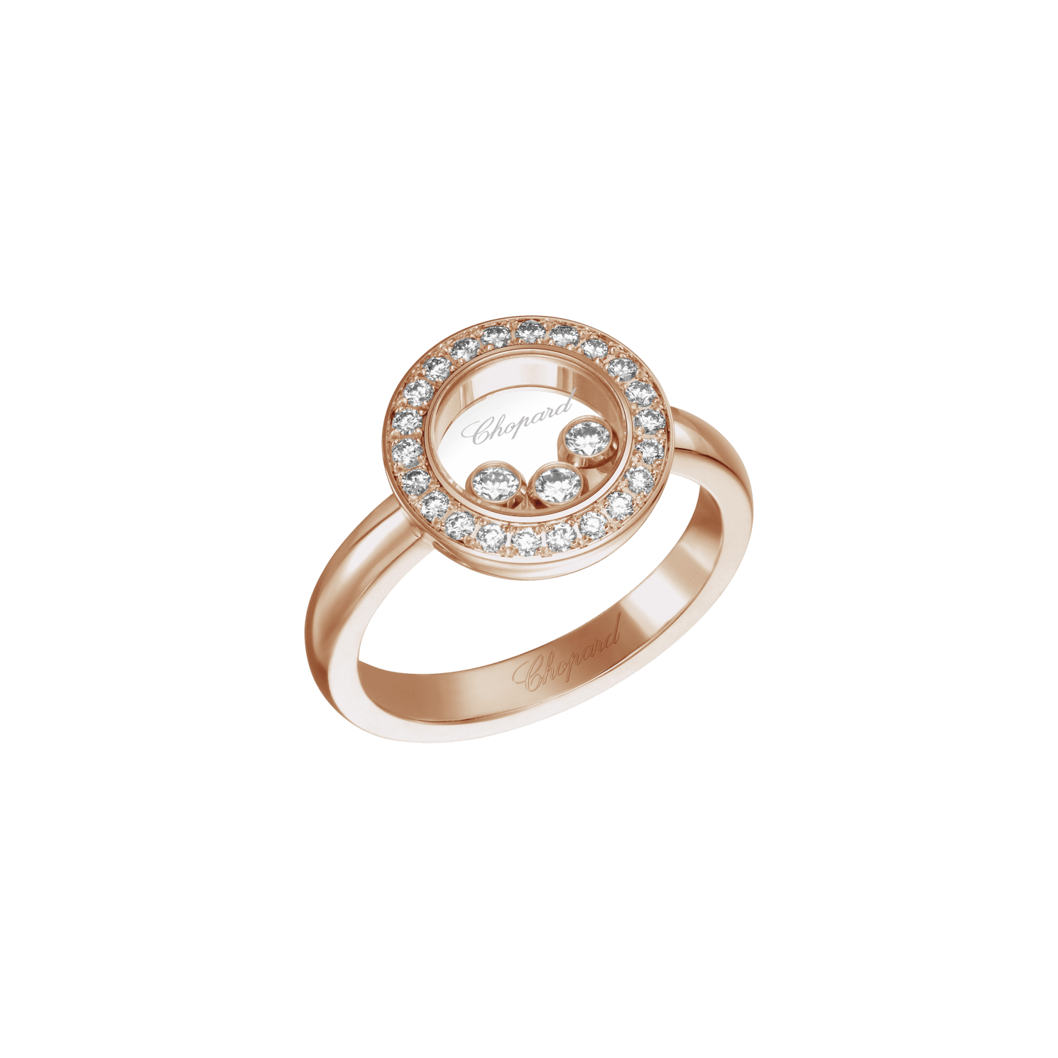 ショパール Chopard ハッピーダイヤモンド リング素材K18YG