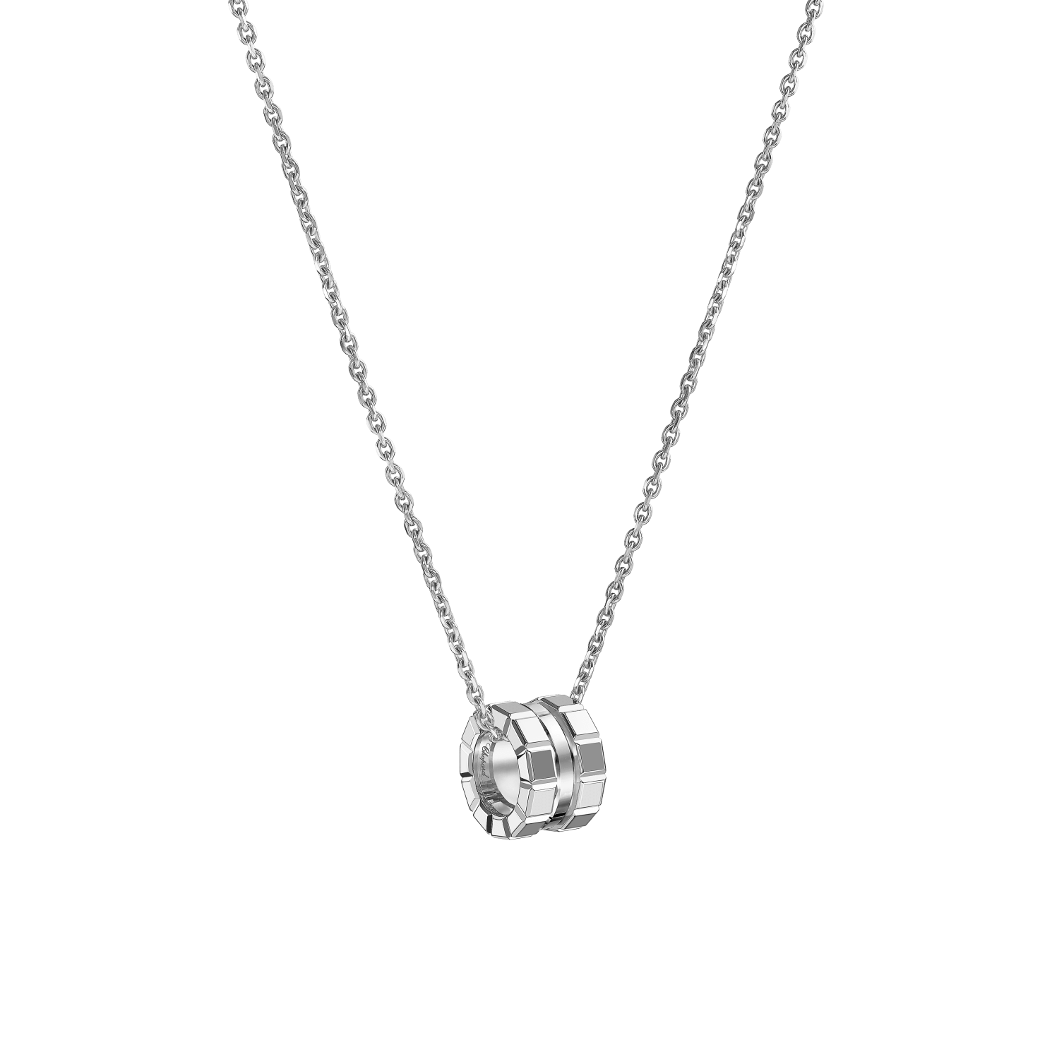 Chopard 18kt white gold Ice Cube Pure necklace - Fairmined White Gold