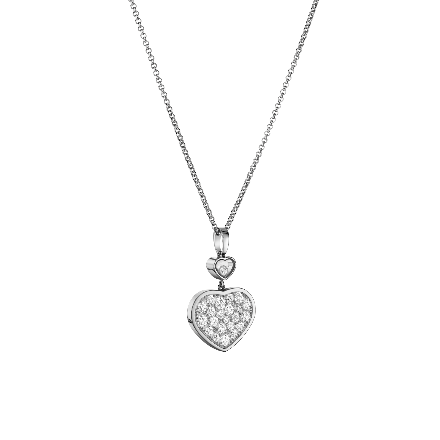 Luxury Diamond Pendant Happy Hearts | Chopard® 797482-1009