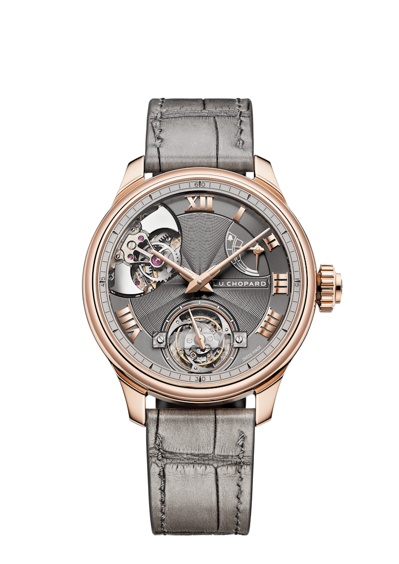 L.U.C Full Strike Tourbillon — 43 mm, 18-carat ethical rose gold — 161987-5001