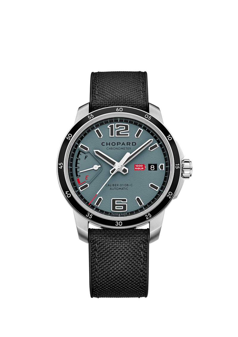 Mille Miglia GTS Power Control Grigio-Blu – 2026 Racing Edition — 43 mm, Stainless steel — 168566-3022