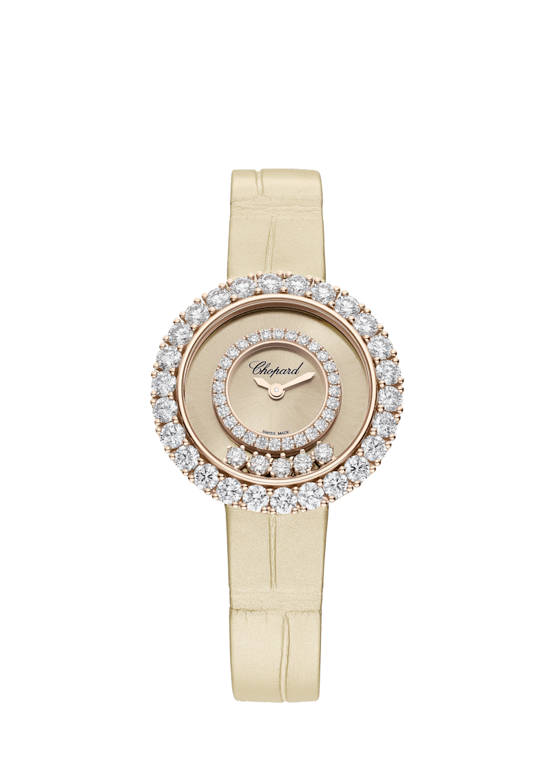 Happy Diamonds Joaillerie — 29 mm, 18-carat ethical rose gold — 205369-5002
