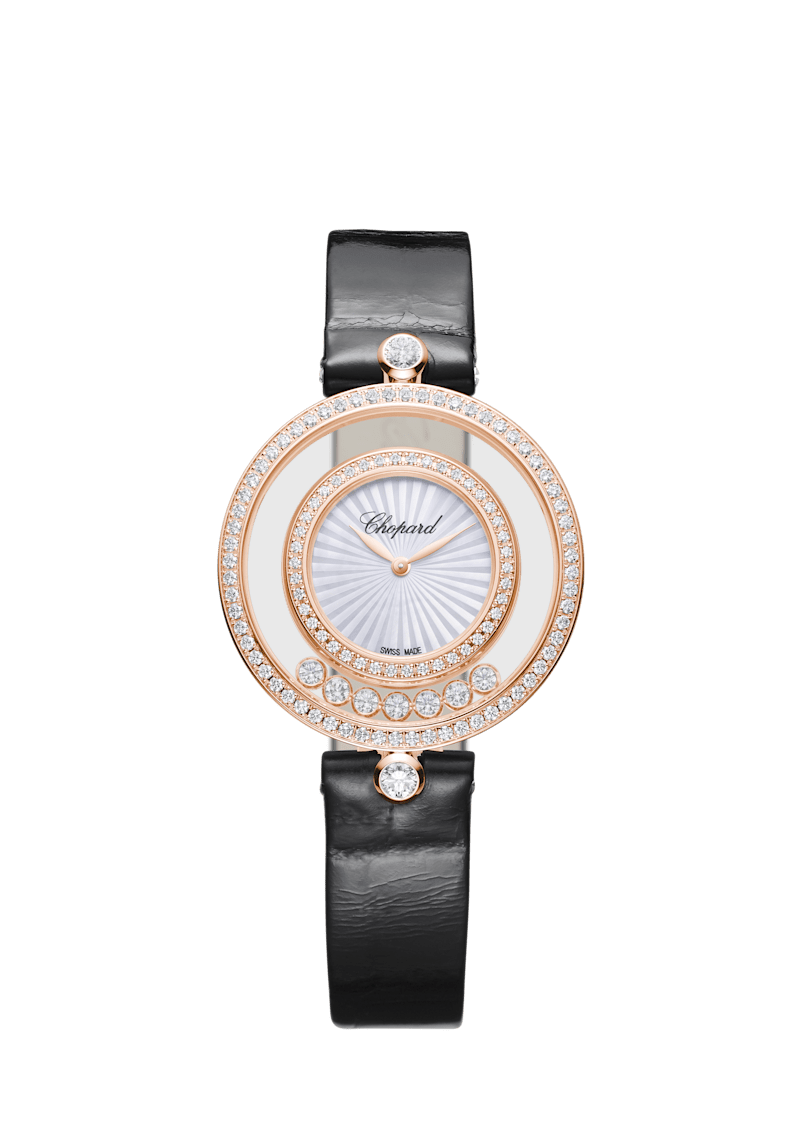 Happy Diamonds Icons — 32 mm, 18-carat ethical rose gold — 209426-5201