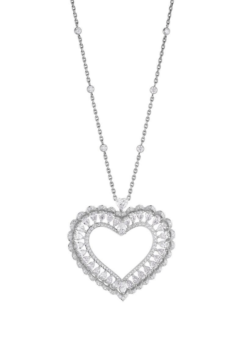 Precious Lace Cœur, 18-carat ethical white gold — 798353-1001