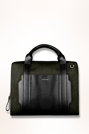 Men's luxury leather bag