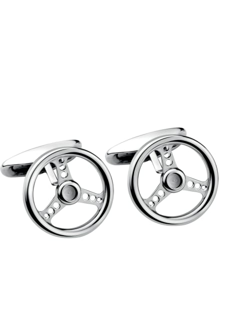 Racing steering wheel cufflinks main image