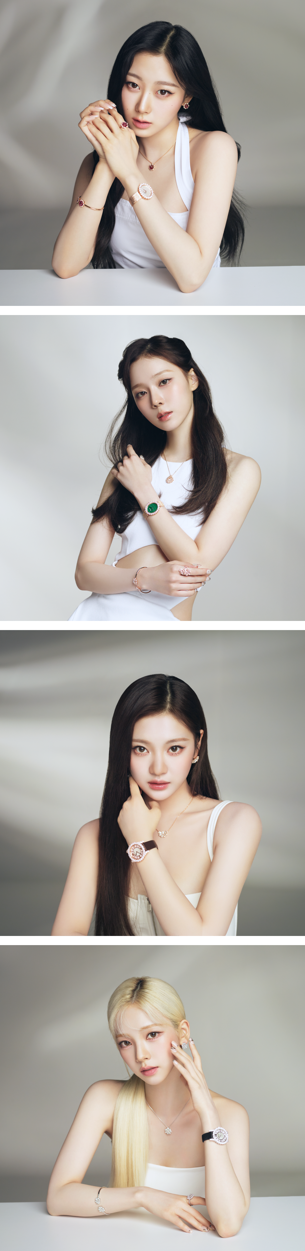 Patru vedete K-pop poartă ceasuri cu diamante