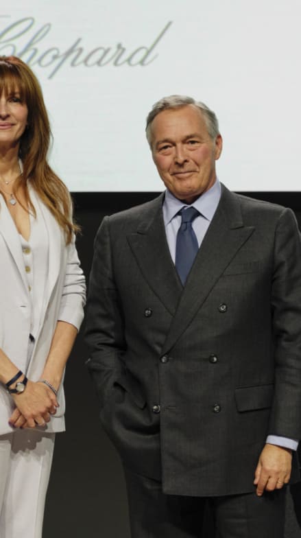 Karl-Friedrich Scheufele, Julia Roberts and Caroline Scheufele