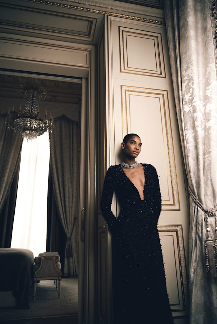 Caroline's Couture: black Haute Couture dress