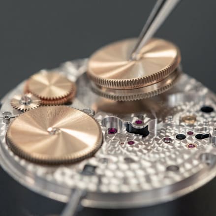 Assembling the L.U.C Japan collection's watch complication