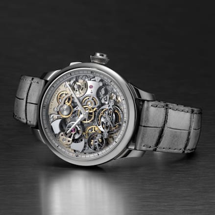 L.U.C Grand Strike luxury watch, front view.