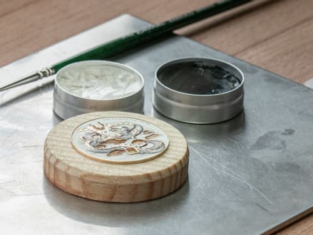 Creating a luxury watch dial featuring micro painting