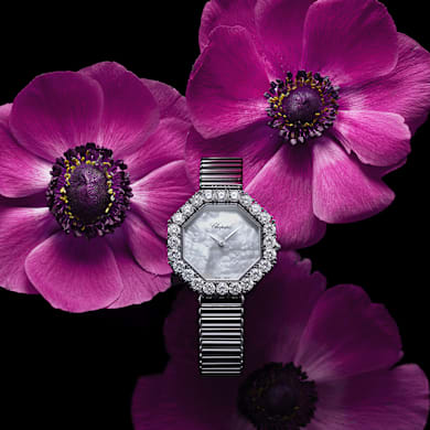 ショパール ラグジュアリーホワイトゴールドダイヤモンドウォッチ