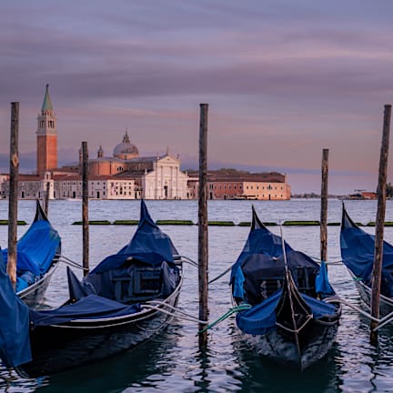 the gondolas of Venice