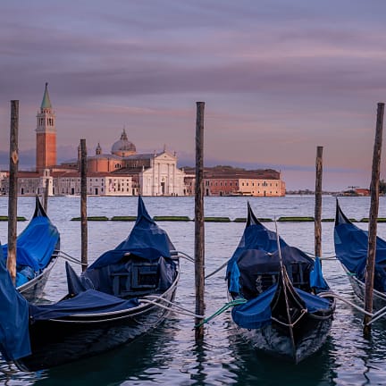 the gondolas of Venice