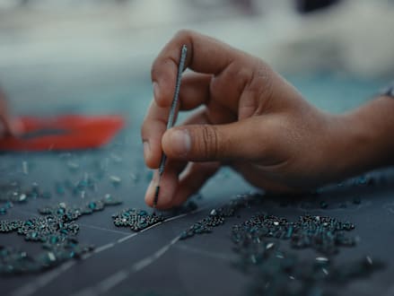 Broderie artisanale Caroline&rsquo;s Couture