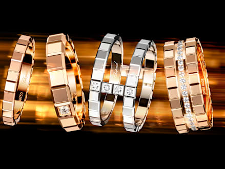 Ice Cube ethical gold and diamond rings