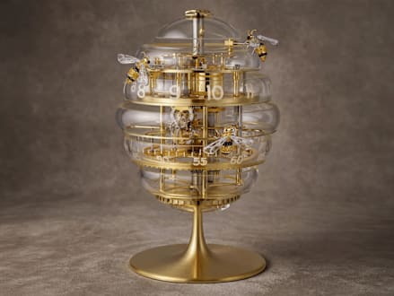 ساعة روش: ساعة طاولة ميكانيكية فاخرة مزوّدة بخاصية الرنين