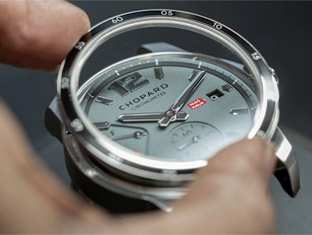 Zifferblatt des Mille Miglia Chronographen