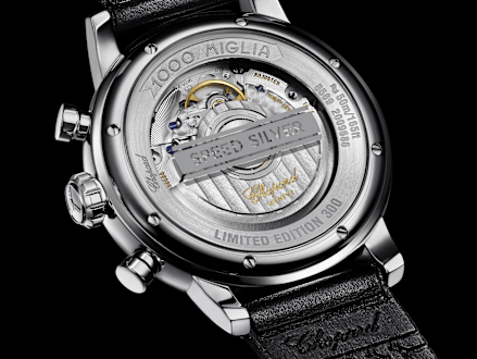 Back view Mille Miglia Classic Chronograph Speed Silver