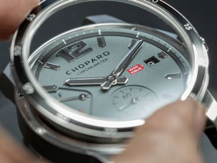 Mille Miglia chronograph watch dial