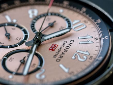 Mille Miglia chronograph watch dial