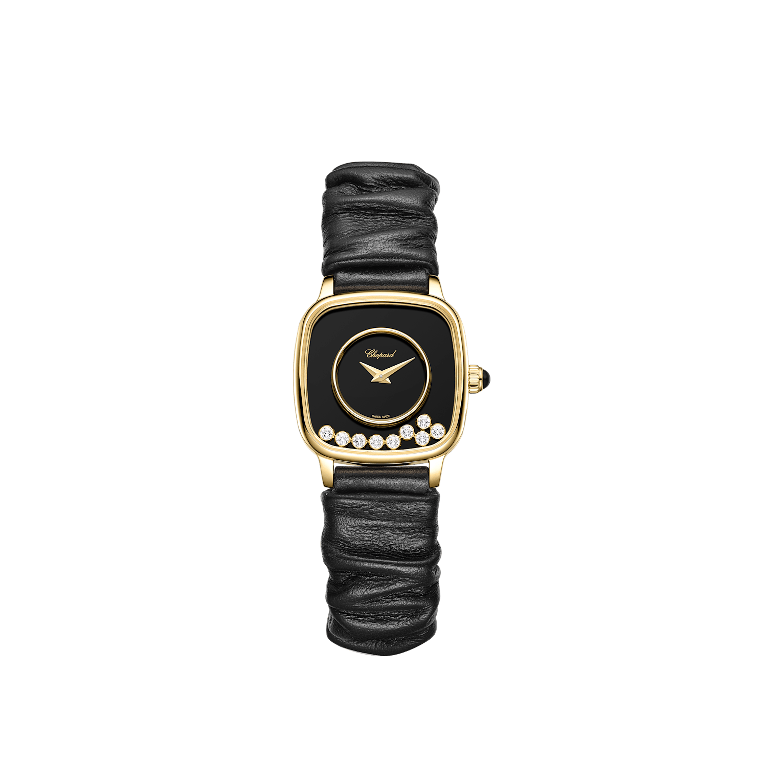 EnlargeChopard Happy Diamonds Women Diamond Watch       Front view with interchangeable bracelet