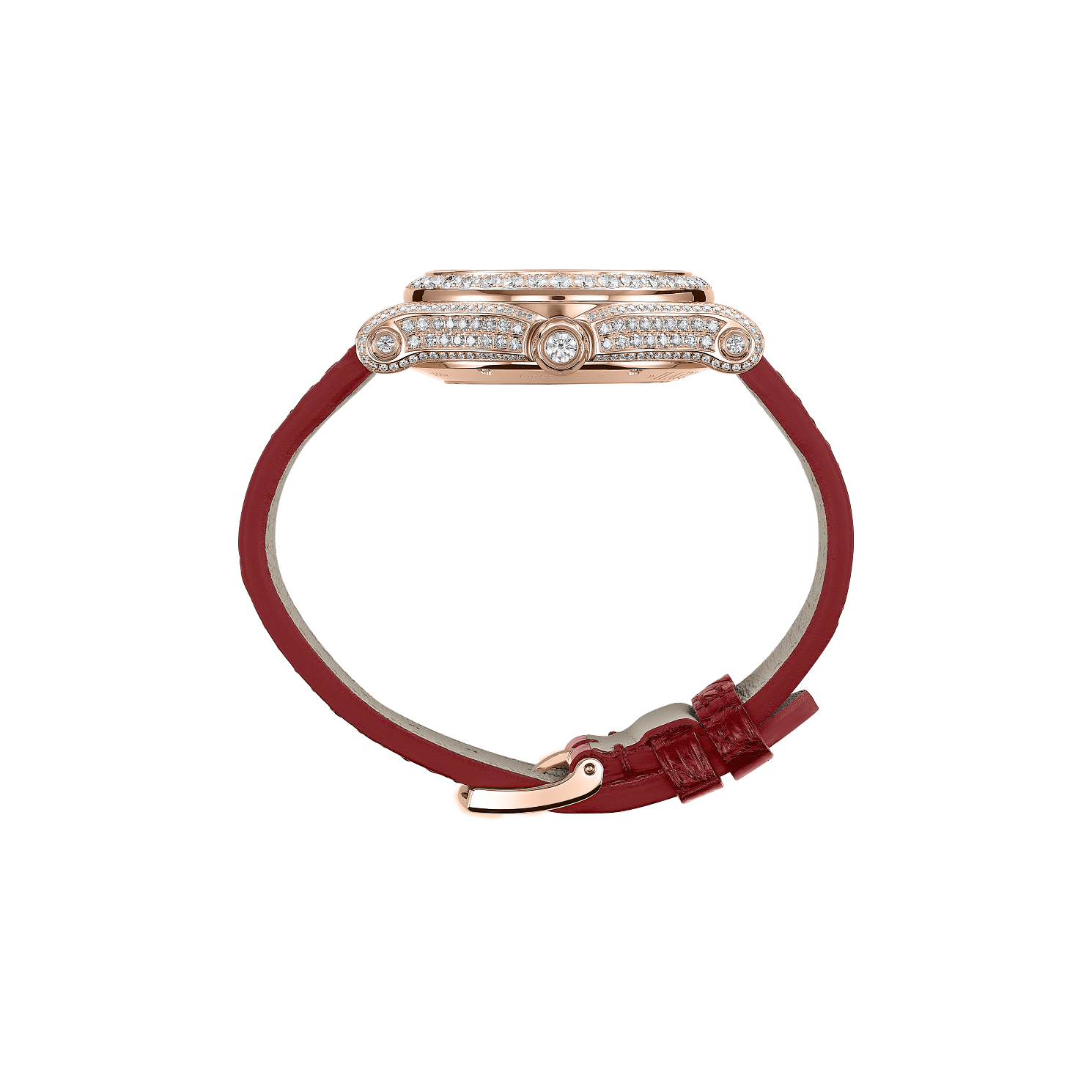 Chopard Happy Sport Women diamond watch SIDE