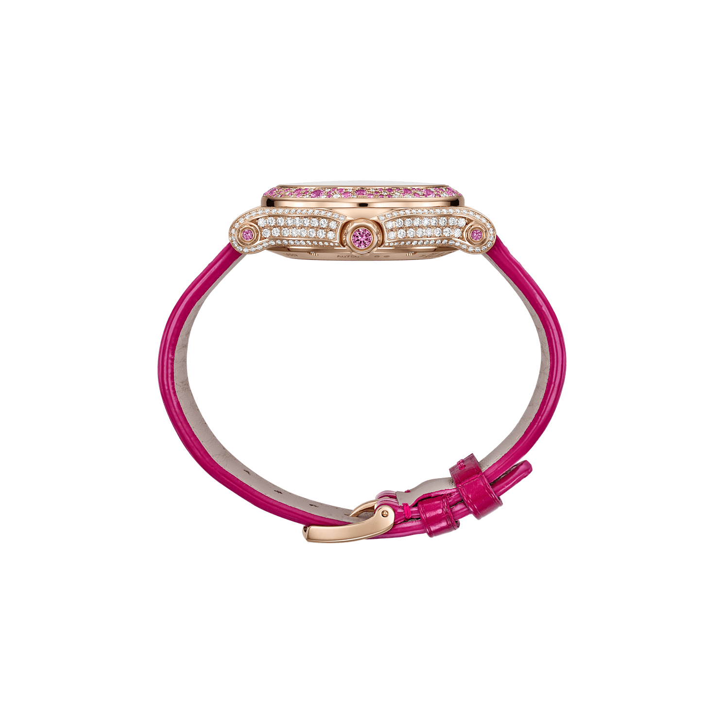 Chopard Happy Sport系列 女性 diamond watch SIDE