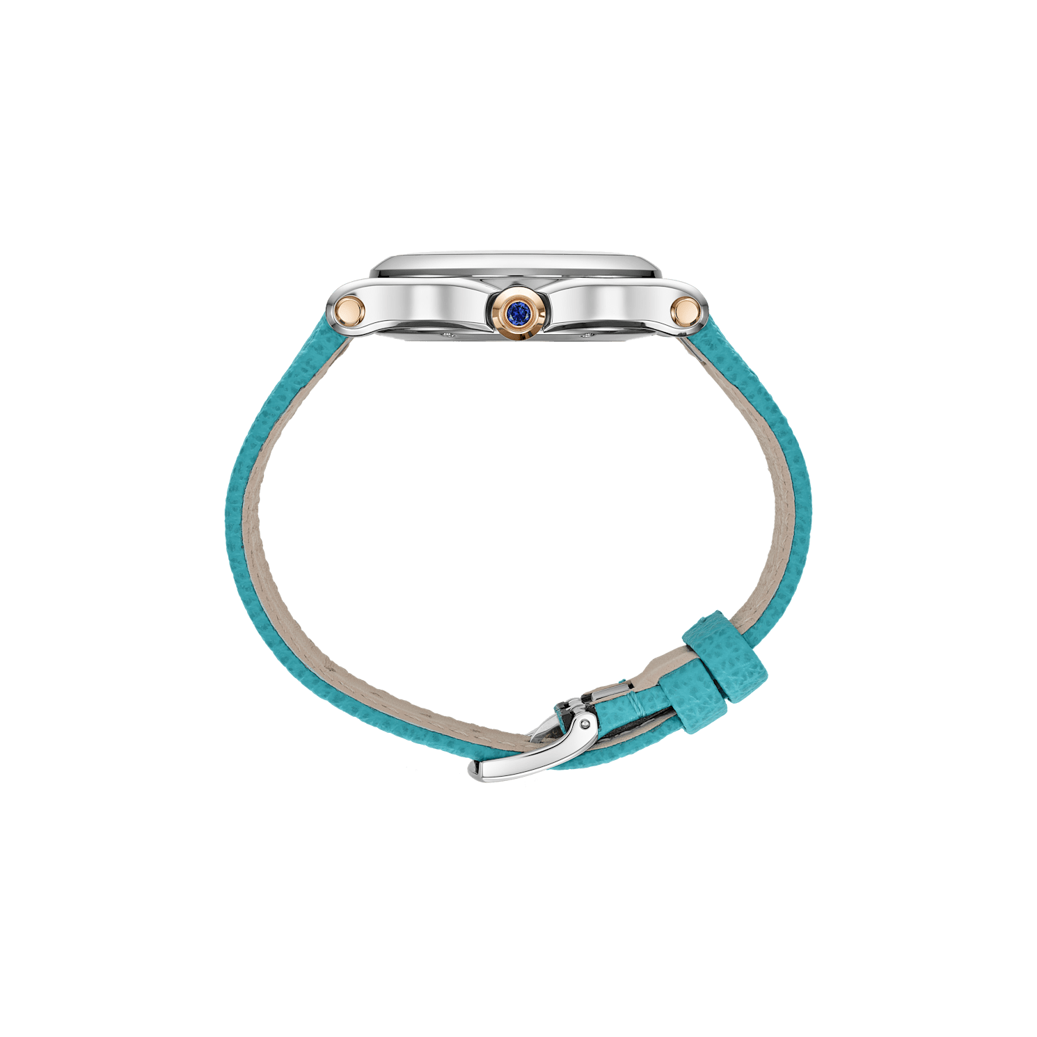 Enlarge Chopard Happy Sport Women Diamond Watch   Side view