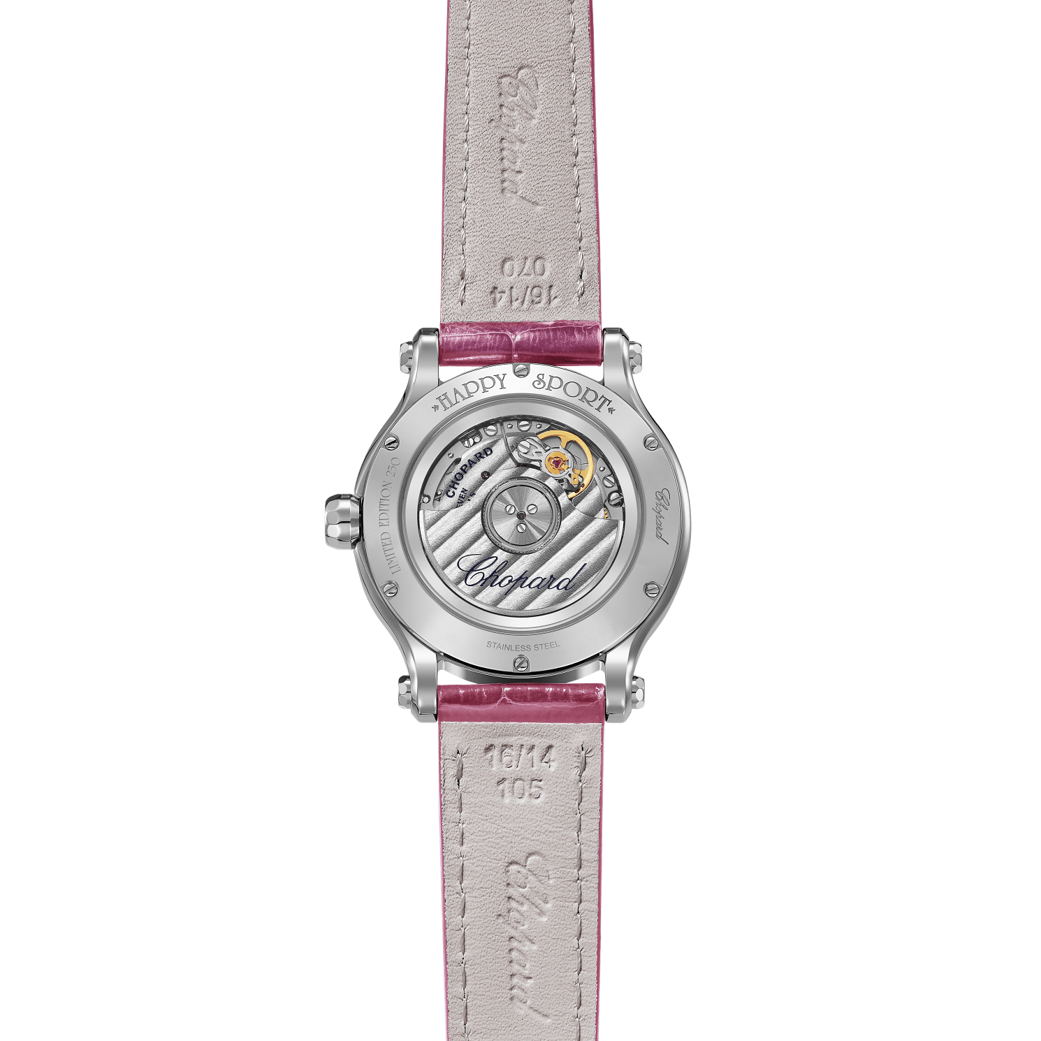 Chopard Happy Sport Damen diamond watch BACK