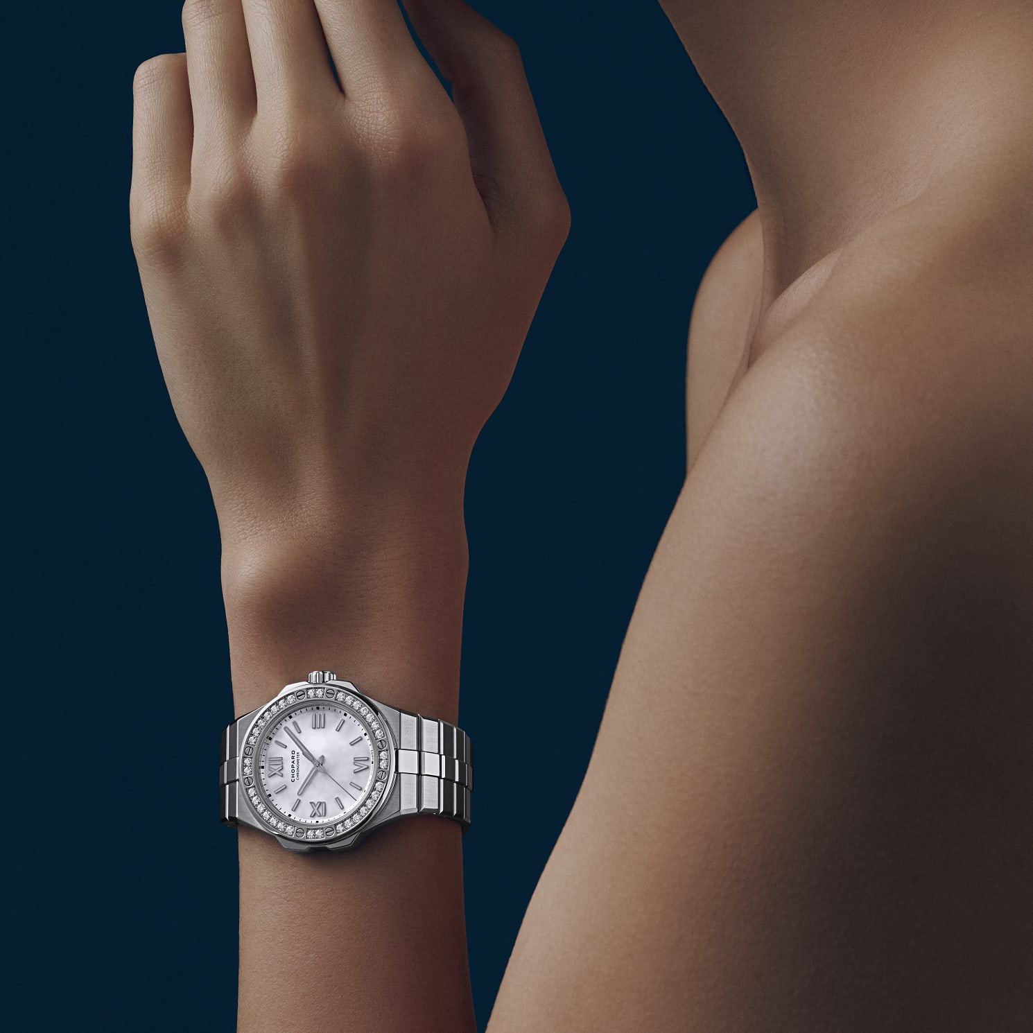 Chopard 알파인 이글 유니섹스 diamond watch FRONT