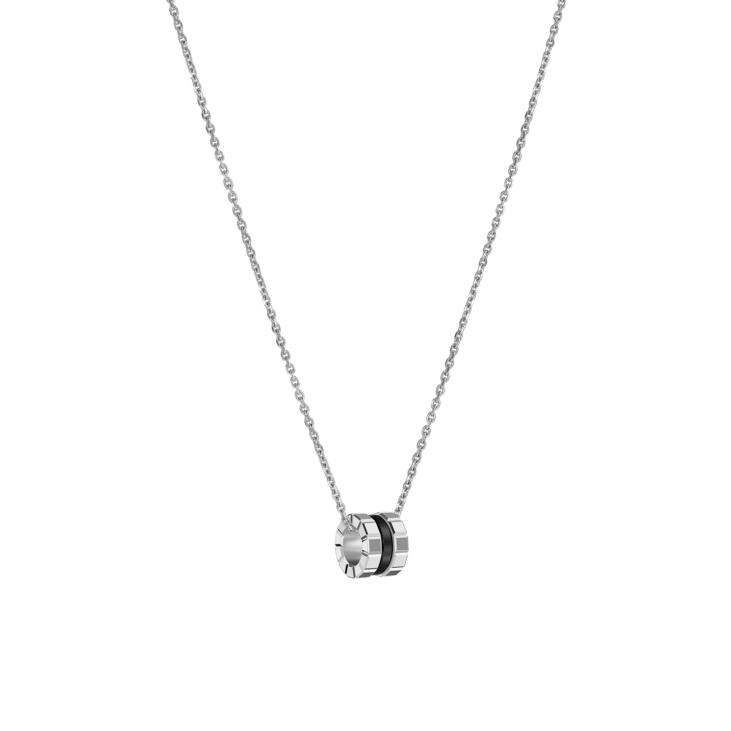 Chopard - Pendentif Ice Cube Black HyCeram&reg; Pendant 797005-9002  Vue 3/4